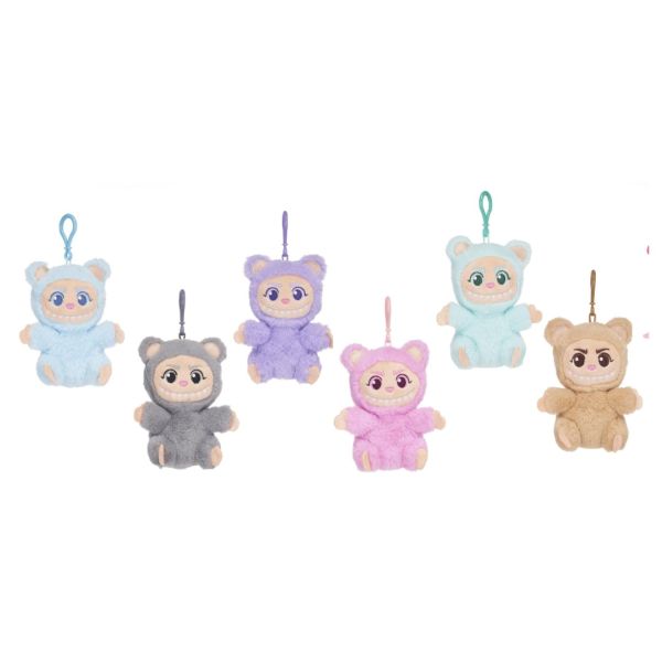 (Mis 0) ONIKUMA Peluche Portachiavi 13cm c/bagclip 6ass (con viso ricamato)…x120